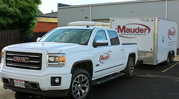 Mauder HVAC Truck and Trailer